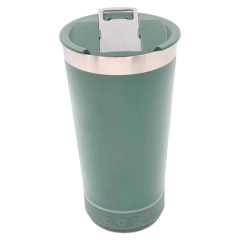 Copo Térmico para Cerveja com Caixa de Som Bluetooth e Led - 473ml na internet