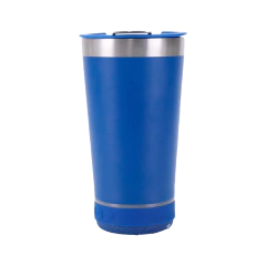 Copo Térmico para Cerveja com Caixa de Som Bluetooth e Led - 473ml - loja online