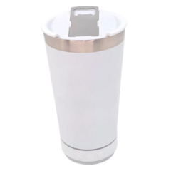 Imagem do Copo Térmico para Cerveja com Caixa de Som Bluetooth e Led - 473ml