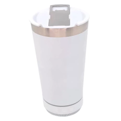 Imagem do Copo Térmico para Cerveja com Caixa de Som Bluetooth e Led - 473ml