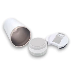 Copo Térmico para Cerveja com Caixa de Som Bluetooth e Led - 473ml