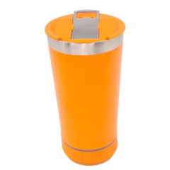Copo Térmico para Cerveja com Caixa de Som Bluetooth e Led - 473ml na internet