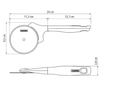 Cortador de Pizza Verano Vermelho Tramontina - comprar online