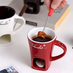 Caneca para Fondue Chocolat - 2 peças
