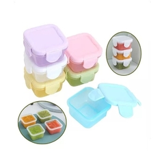 Jogo 4 Mini Potes Coloridos - 50ml