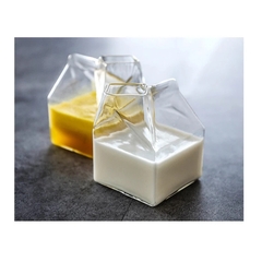 Jarra de Vidro Formato de Caixa - 350ml - Design Gallery Santos 