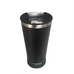 Copo Térmico para Cerveja com Caixa de Som Bluetooth e Led - 473ml - comprar online