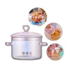 Caçarola de Vidro Heart - 1,5L