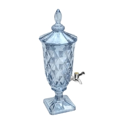 Suqueira de Cristal Diamond Azul Metalizado 2L