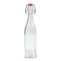 Garrafa de Vidro Hermética Clear - 500ml - comprar online