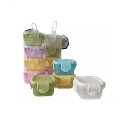 Jogo 4 Mini Potes Coloridos - 50ml - comprar online