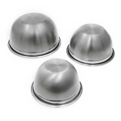 Conjunto 3 Potes Inox com Tampas - comprar online