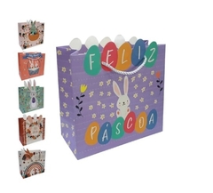 Sacola de Presente Páscoa - 22x20,5x10cm - comprar online