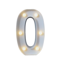 Luminária Led 3D Número na internet
