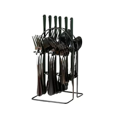 Faqueiro com Suporte - 25 pçs - loja online