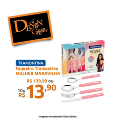 Faqueiro Mulher Maravilha - 16 peças