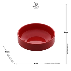Bowl Vadim Vermelho Wolff - Design Gallery Santos 