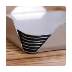 Imagem do Conjunto 6 Porta Copos em Inox com Suporte