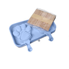 Forma em Silicone Para Picolé Patinha
