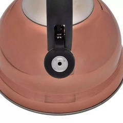 Chaleira com Apito Inox Bronze - 3L - loja online