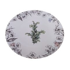 Prato Raso Edessa - 26cm - Design Gallery Santos 