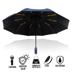 Imagem do Guarda-Chuva Automático com Lanterna﻿