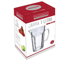 Jarra de Vidro Octagonal - 1L na internet