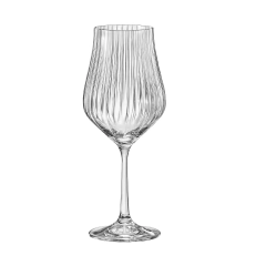 Jogo 06 Taças em Cristal para Vinho Tulipa Optic - 450ml - comprar online