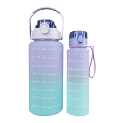 Kit 2 Garrafas Motivacionais com 2L e 750ml na internet
