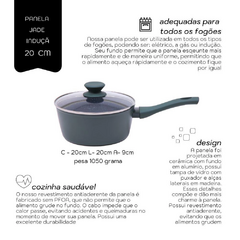 Panela Antiaderente Jade Cook Indução - 20cm﻿