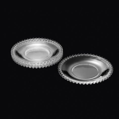 Conjunto 4 Pratos para Sobremesa de Cristal Pearl - Wolff - loja online