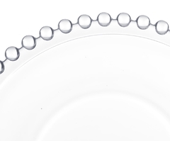 Conjunto 4 Pratos para Sobremesa de Cristal Pearl - Wolff - Design Gallery Santos 