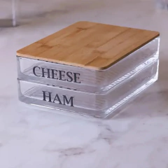 Imagem do Porta Frios com Tampa de Bambu Basic Wolff