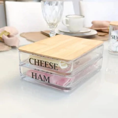 Porta Frios com Tampa de Bambu Basic Wolff - loja online