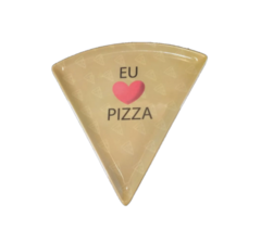 Prato Fatia de Pizza - Design Gallery Santos 