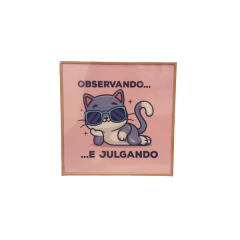 Quadro Decorativo Composê Gatinhos - loja online