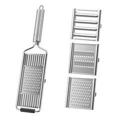 Ralador e Cortador em Aço Inox - 3 Lâminas - comprar online
