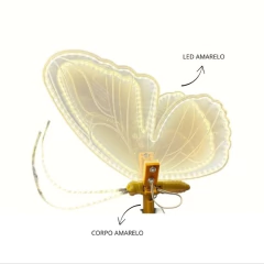 Imagem do Luminária Borboleta com Movimento - 220 LEDS﻿