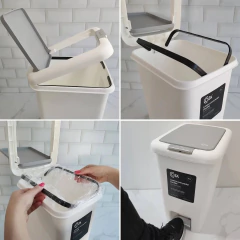 Lixeira com Pedal Double - 20L - comprar online