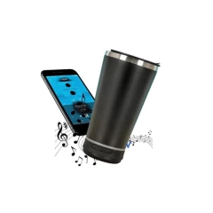Copo Térmico para Cerveja com Caixa de Som Bluetooth e Led - 473ml - comprar online