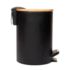 Lixeira com Tampa em Bambu e Pedal na internet