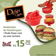 Molde Para Hamburguer Recheado - Original Americano Stufz