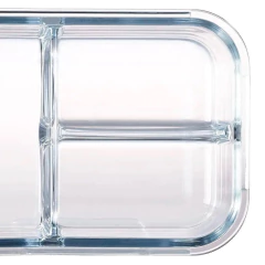 Pote Hermético com 3 Divisórias﻿ - 1000ml