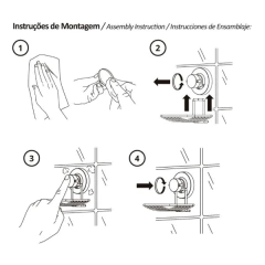 Suporte para Papel Toalha/ Alumínio/ PVC com Ventosa - comprar online