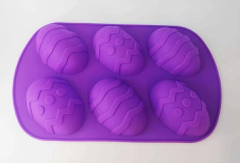 Forma de Silicone para Ovos de Chocolate - Ovo 10 x 7cm - loja online