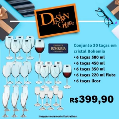 Jogo de Taças Gastro - 30 Peças