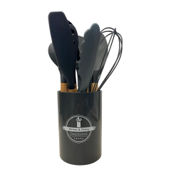 Conjunto de Utensílios com Suporte - 12 peças na internet