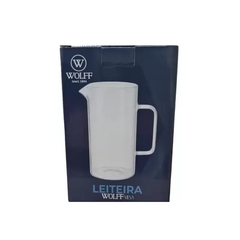 Leiteira de Vidro Wolff - 500ml - Design Gallery Santos 