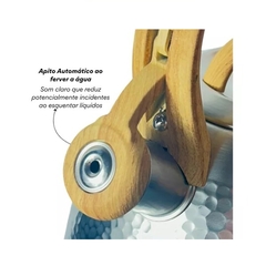 Chaleira com Apito Argento - 3L