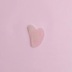 guasha cuarzo rosa 8 x 5 cm guasha facial lifting natural korean root, argentina con envio gratis a todo el pais